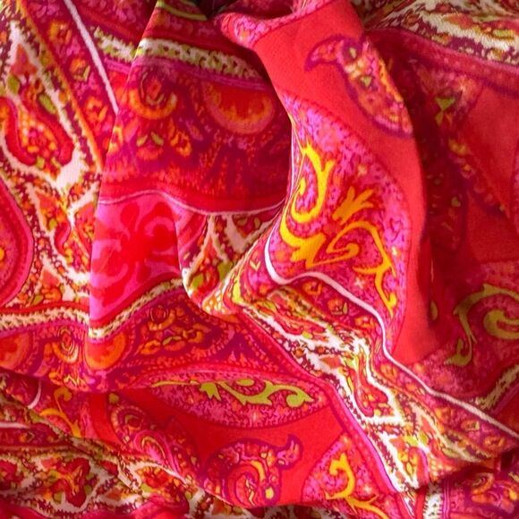 Revolve Show Me Your MuMu Rascal Romper in Red Paisley Fabric - Picture 4 of 5